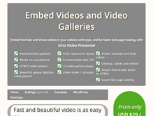 Tablet Screenshot of embed-videos.com